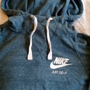 Nike Just Do it Drawstring Adjustable hood Sweater Lightweight